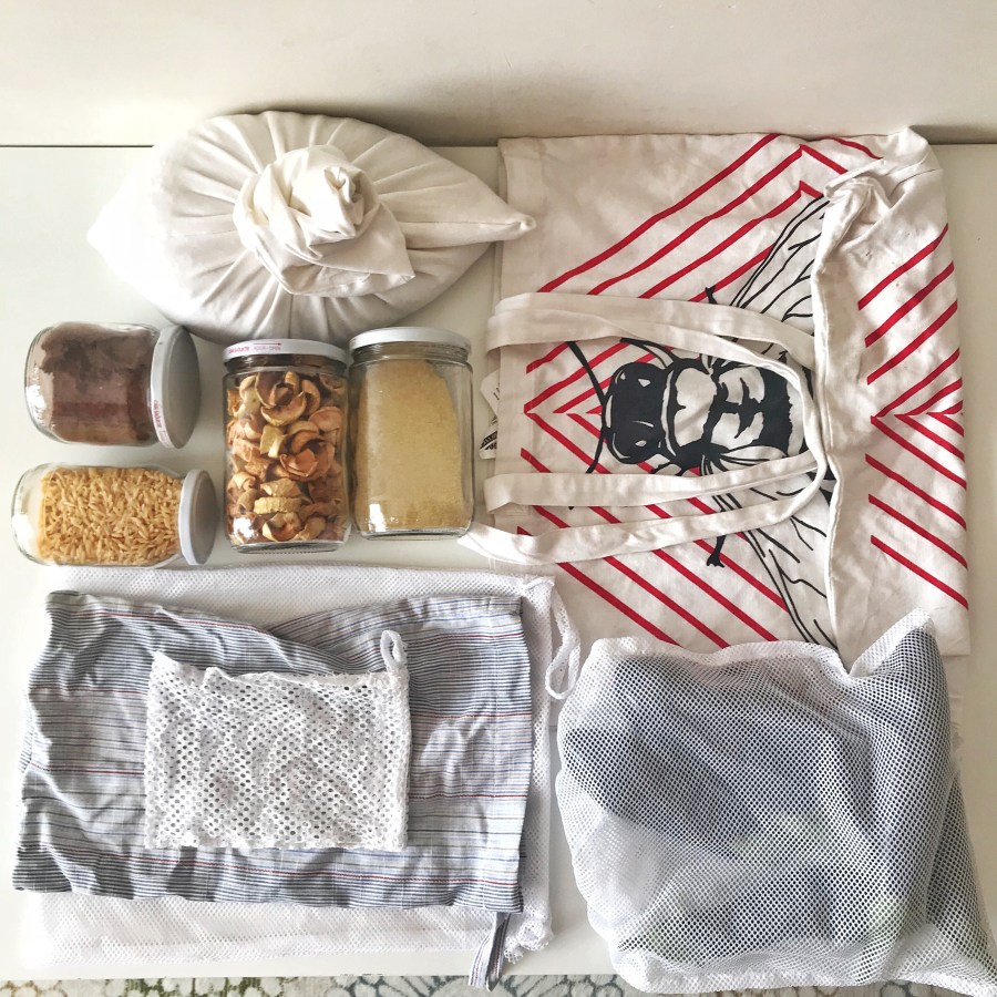 Sıfır atık alışveriş eşyaları