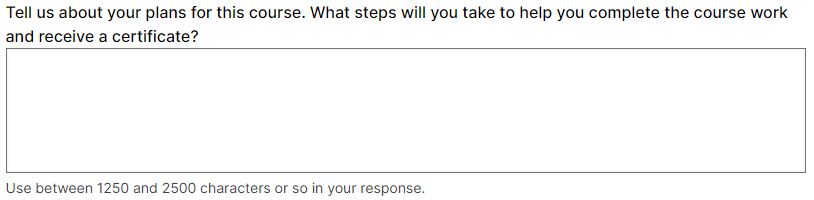 Kurs İsteği Beyanı